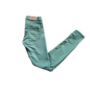 H&M! Divided. Faded Forest Green Skinny Jeans